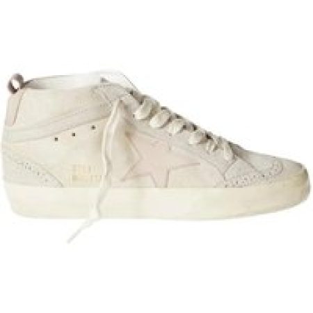 Golden Goose Low-Top Sneakers - Mid Star Classic Suede Sneakers in beige