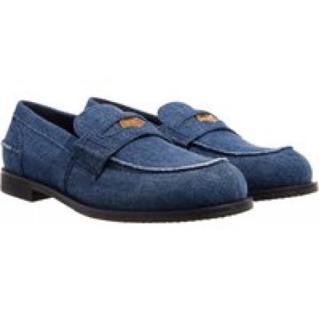 Miu Miu Loafers & ballerina schoenen - Denim Loafer in blauw