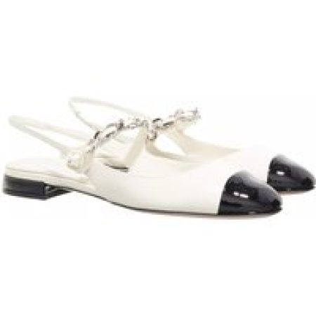 Miu Miu Slippers - Slingback Ballets in crème