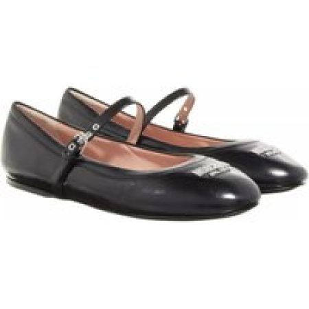 Moschino Loafers & ballerina schoenen - Moschino Plate Ballerina in zwart