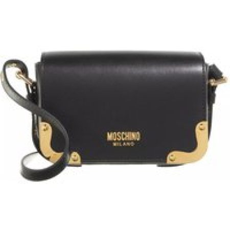Moschino Crossbody bags - Metal Corner Shoulder Bag in zwart