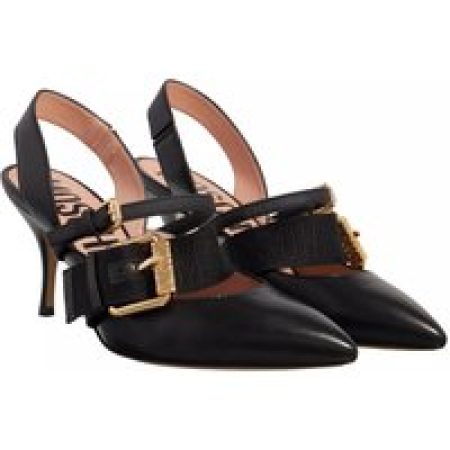 Moschino Loafers & ballerina schoenen - Scarpad.Ot Mq38/75 Nappa+Gom.Pu in zwart