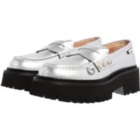 Moschino Loafers & ballerina schoenen - Snap Button in zilver