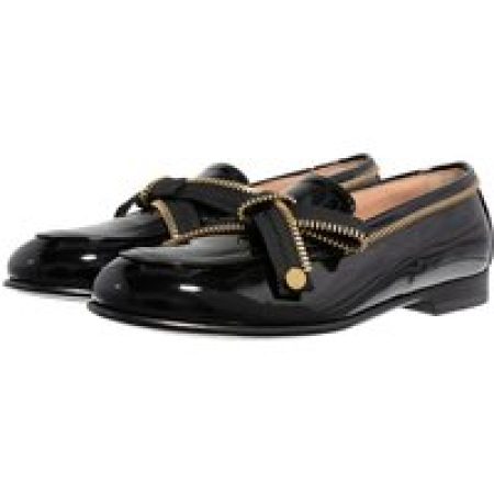 Moschino Loafers & ballerina schoenen - Bow Zip in zwart