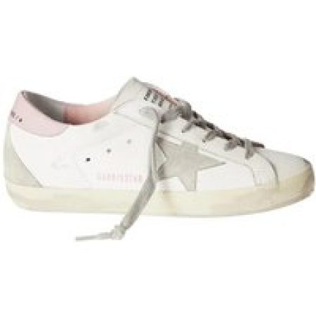 Golden Goose Low-Top Sneakers - Superstar Leather Upper Sneakers in wit