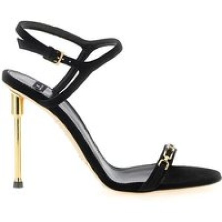 Elisabetta Franchi Sandalen - Sculpture Heel Sandals in zwart