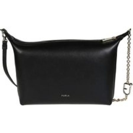Furla Hobo bags - Nuvola Mini Crossbody Hobo Bag in zwart