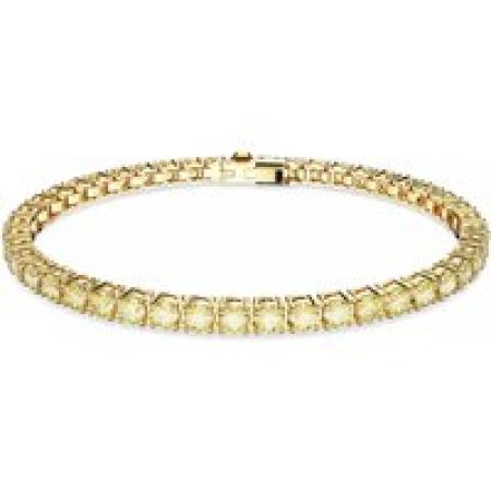 Swarovski Armbanden - Swarovski Matrix Goldfarbene Armband 5648934 in gold