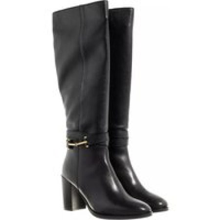 Ted Baker Boots & laarzen - Aryna Hinge Leather 85Mm Knee High Boot in zwart