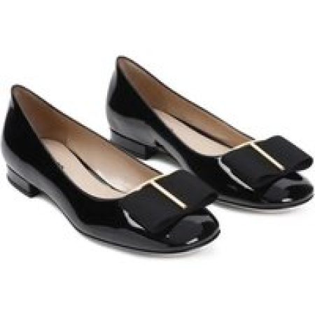 Tom Ford Loafers & ballerina schoenen - Black Calf Leather Ballerina in zwart