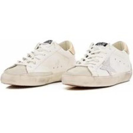 Golden Goose Sneakers - Super Star Leather Sneakers in wit