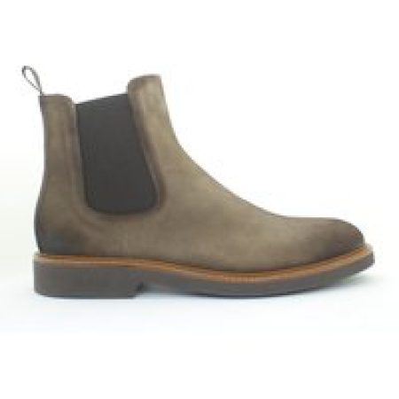 Giorgio 32701 suede boot licht bruin met rubber zool