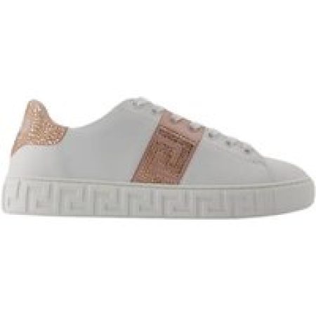 Versace Sneakers - Sneakers - Cotton - White/Pink in roze