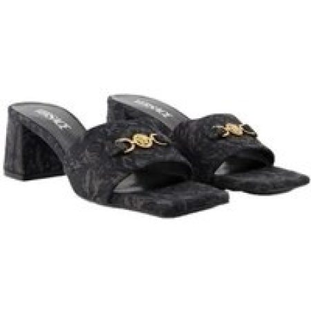 Versace Sandalen - Medusa 95-Day Slides - Canvas - Black in zwart