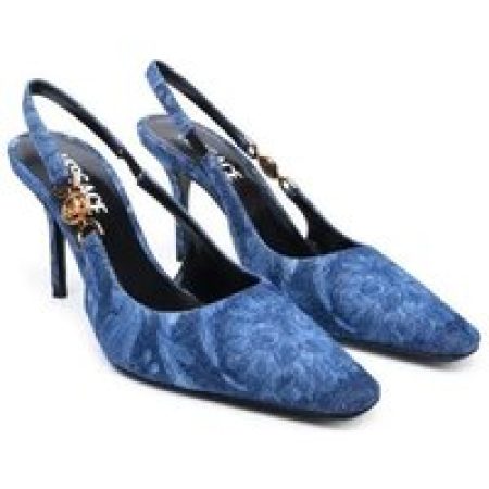 Versace Pumps & high heels - Sling Back In Light Blue Jeans in blauw