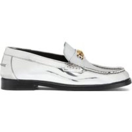 Versace Loafers & ballerina schoenen - Flat shoes Silver in zilver