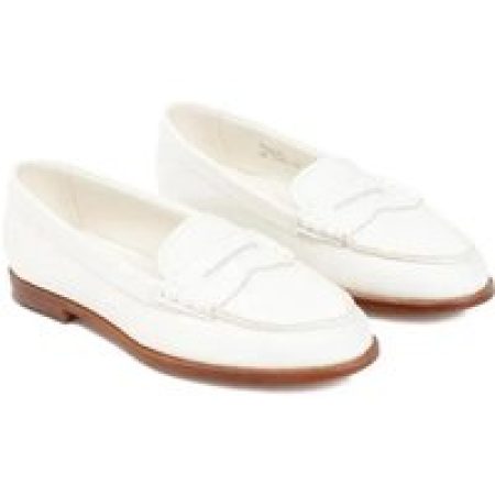 Church's Loafers & ballerina schoenen - Kara 2 Ivory Deer Leather Loafers in wit