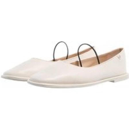 Coach Loafers & ballerina schoenen - Emilia Leather Mary Jane in crème