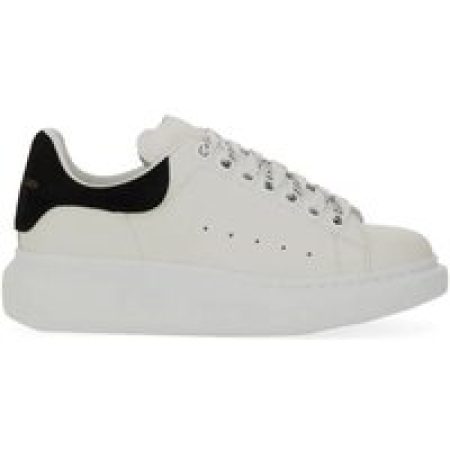 Alexander McQueen Low-Top Sneakers - Calfskin Oversized Sneakers With Suede Accents in wit