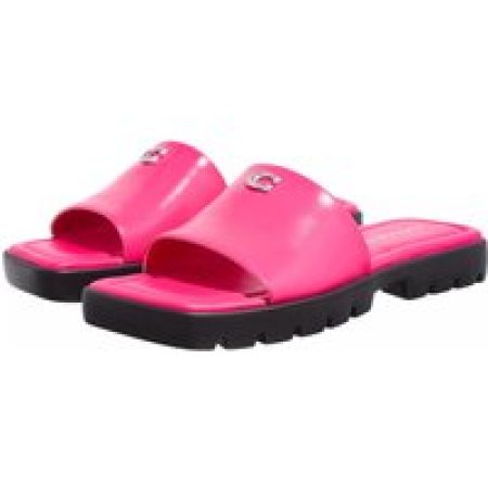 Coach Slippers - Florence Leather Sandal in roze