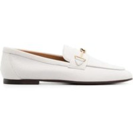 - Leather Loafers in wit