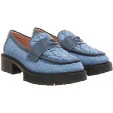 Coach Loafers & ballerina schoenen - Leah Loafer Quilted in blauw