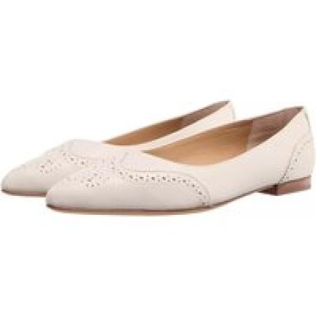 Lauren Ralph Lauren Loafers & ballerina schoenen - Loraine Flats Ballet in crème