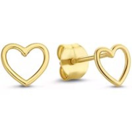 Isabel Bernard Oorbellen - Belleville Amore 14 Karat Ear Studs With Heart in gold