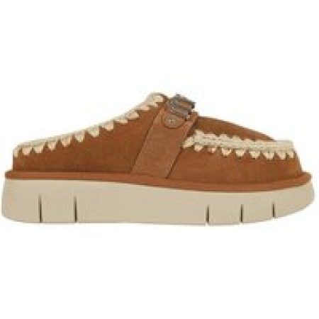 Mou Slippers & Mules - Cozy Brown Suede Slippers in bruin