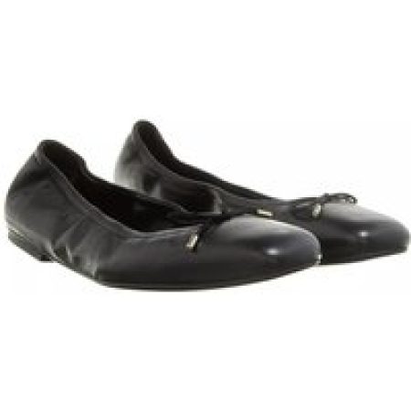 Stuart Weitzman Loafers & ballerina schoenen - Bardot Bow Flat in zwart