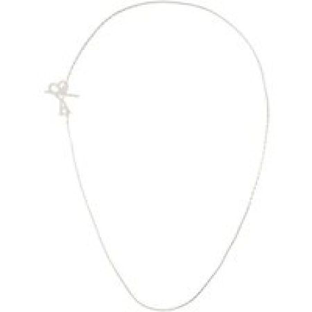 AMI Paris Kettingen - Adc 2 In 1 Necklace - Metal - Silver in silver