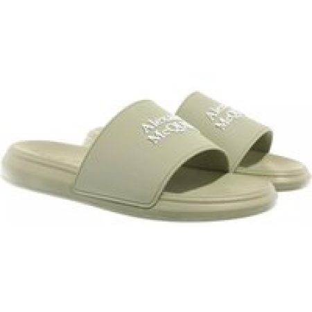 Alexander McQueen Slippers - Pool Slides in groen