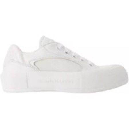 Alexander McQueen Sneakers - Deck Sneakers  - Calfskin - White in wit