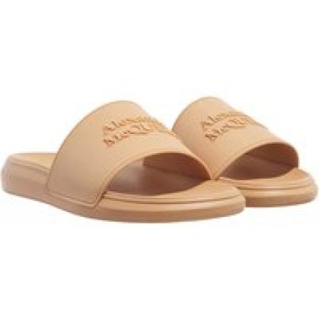 Alexander McQueen Sandalen - Slide Sandals in beige