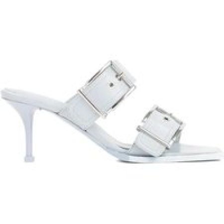 Alexander McQueen Sandalen - Spring Blue Leather Sandals in blauw