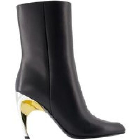 Alexander McQueen Boots & laarzen - Seal Ankle Boots - Calfskin - Black in zwart