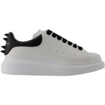 Alexander McQueen Sneakers - Oversized Sneakers - Leather - White/Black in wit