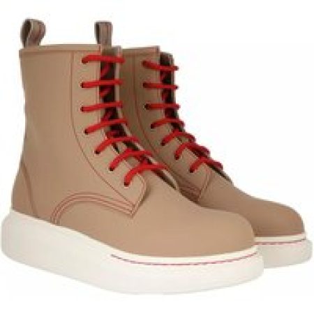 Alexander McQueen Sneakers - Sneakers Leather in beige