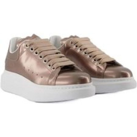 Alexander McQueen Sneakers - Oversized Sneakers - Leather - Beige in bruin