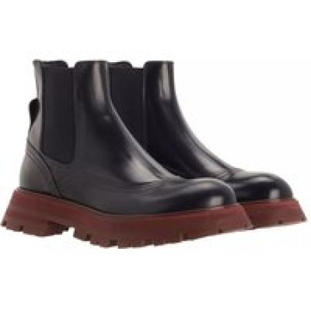 Alexander McQueen Boots & laarzen - Chunky Ankle Boots Leather in blauw