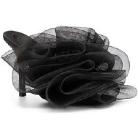 Alexander Wang Slippers - Ruched Tulle Mules in zwart