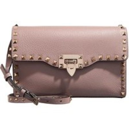 Valentino Garavani Crossbody bags - Small Shoulder Bag Rockstud in poeder roze