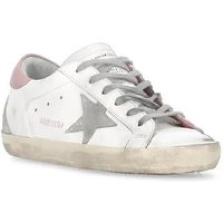 Golden Goose Sneakers - White Smooth Leather Sneakers in wit