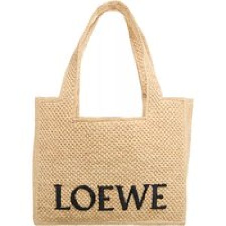 Loewe Totes - Loewe Font Medium Tote Bag in beige