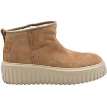 Hogan Boots - Lace-Up Boots With Rounded Toe in bruin