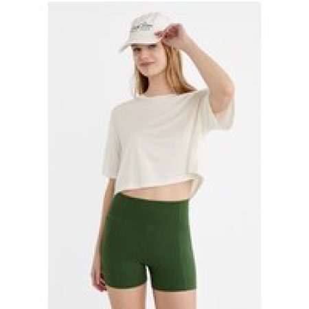 Stradivarius Sportieve hotpants  Flessengroen M