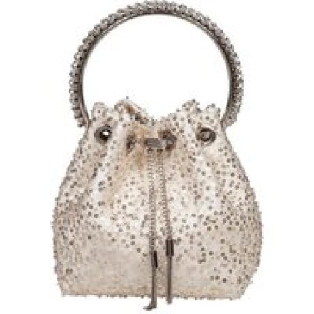 Jimmy Choo Bucket bags - Bon Bon Satin Bag in beige