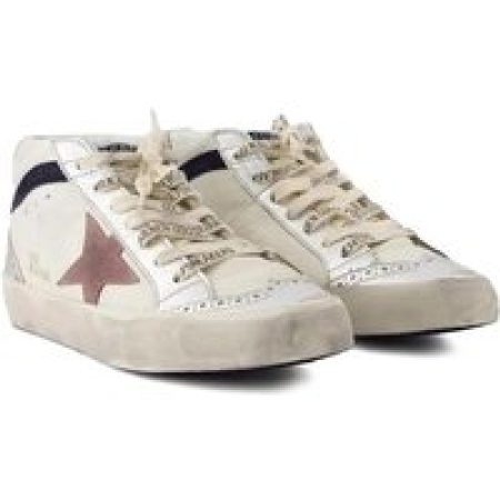 Golden Goose Sneakers - Mid Star Sneakers - Leather - White in wit