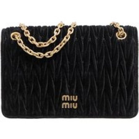 Miu Miu Crossbody bags - Chain Linked Mini Shoulder Bag in zwart