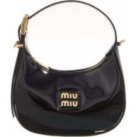 Miu Miu Hobo bags - Patent Leather Hobo Bag in zwart